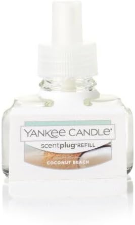 Yankee Candle Scent Plug Refill, Coconut Beach (Pack of 6)