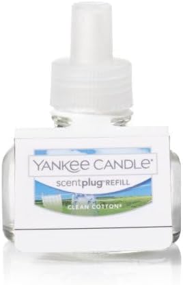 Yankee Candle Scent Plug Refill, Clean Cotton (Pack of 6)
