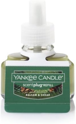 Yankee Candle ScentPlug Refill, Balsam & Cedar (Pack of 6)