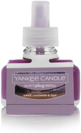 Yankee Candle Scent Plug Refill, Dried Lavender & Oak (Pack of 1)
