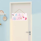 Personalized Sign Unicorn Themed Girls Room Decor, Unicorn Lovers,Custom Name Unicorn Room Wall Decor Decorative Plate for Kids Room Little Man Cave