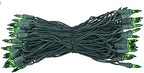 Holiday Pride Green Christmas Tree Lights with Green Wire - 100 Count - 24 Ft -Use for St Patricks Day Lights - Indoor/Outdoor Use - UL Listed - Static/Flashing Modes - Connectable