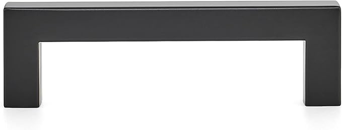 Ravinte 20 Pack 4 Inch Square Cabinet Handles Matte Black Pulls Drawer Pulls Kitchen Hardware Handles