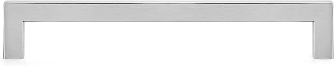 Ravinte 15 Pack 7-1/2 Inch Kitchen Square Cabinet Handles Satin Nickel Pulls Brushed Nickel Kitchen Cabinet Hardware Handles for Cupboard Drawer Pulls
