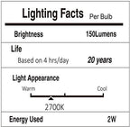 Svater 48 FT Outdoor String Lights 2W, Commercial Grade Patio Light with 15 pc Edison Shatterproof Bulbs, IP65 Waterproof LED Hanging Lighting for Bistro Cafe Market Outside Backyard, Warm White 2700K