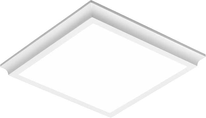 Homewerks 7141-80-G4 Bathroom Fan Integrated LED Light Ceiling Mount Exhaust Ventilation Whisper Quiet 1.1 Sones 80 CFM, White