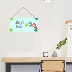 Personalized Birds Sign Vintage Tree Signs Retro Wall Art Decoration Exquisite Decorative Signs Custom Name for Kids Room Wall Art Decor Nursery Decor For Girls Boys Bedroom