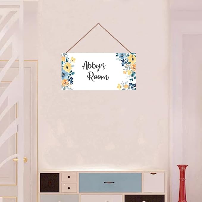 Personalized Flowers Sign Lovely Planet Wall Decor For Kids Room Decoration Nursery Decor Clear Decorations For Little Man Cave Wall Art Decor For Boys Room Girls Bedroom