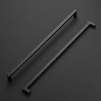 Ravinte 10 Pack Black Cabinet Pulls 18 Inch Square Kitchen Cabinet Handles Matte Black Kitchen Hardware for Drawer Pulls Drawer Handles Come with Screwdriver