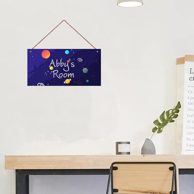 Personalized Universe Sign Wall Decor For Kids Room Stars Decoration Nursery Decor Space Party Decorations Space Theme Decor For Boys Bedroom Little Man Cave