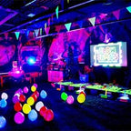 roperry 40ft LED Black Light Strip Kit, 720 Units Lamp Beads, Non-Waterproof Blacklights for Glow Party, Indoor Birthday, Body Paint,Halloween (Indoor)
