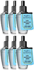 Bath and Body Works 6 Pack Sun-Drenched Linen Wallflowers Fragrance Refill 0.8 Oz.