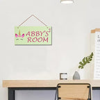 Personalized Signs Unicorn Sign, Custom Name Signs for Kids Room, Unicorn Rainbow Wall Decor for Girls Bedroom, Birthday Party, Bathroom, Playroom