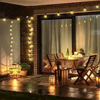 Lightdot 150FT Outdoor String Lights, LED Bistro String Lights with Shatterproof G40 Vintage Bulbs, 2200K Dimmable, Waterproof Hanging Lights for Porch, Deck, Garden, Backyard, Balcony - ETL Listed