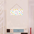 Personalized Butterfly Sign Fantasy Theme Door Décor For Kids Room Custom Name Little Man Cave Wall Art Decor, Nursery Art Plate For Girls Room Boys Bedroom