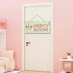 Personalized Signs Unicorn Sign, Custom Name Signs for Kids Room, Unicorn Rainbow Wall Decor for Girls Bedroom, Birthday Party, Bathroom, Playroom