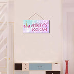 Personalized Sign Unicorn Sign, Custom Name for Girls Room for Kids Room, Funny Colorfull Wall Décor, Wall Décor for Home, Birthday Party, Bedroom, Bathroom, Playroom