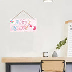 Personalized Sign Unicorn Themed Girls Room Decor, Unicorn Lovers,Custom Name Unicorn Room Wall Decor Decorative Plate for Kids Room Little Man Cave
