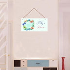 Personalized Sign Butterfly Sign For Girls Room Farmhouse Decor Butterflies Wall Art Home Decor For Kids Room,Custom Name Door Art Decor Decorative Plate for Boys Bedroom
