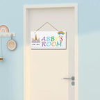 Personalized Signs Unicorn Sign, Unicorn Rainbow Girls Room Wall Decor Art Prints,Hanging Signs For Kids Room, for Home, Birthday Party, Bedroom, Bathroom, Playroom