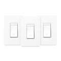 Kasa Smart Dimmer Switch HS220P3, Single Pole, Needs Neutral Wire, 2.4GHz Wi-Fi Light Switch Works with Alexa and Google Home, UL Certified,, No Hub Required, 3-Pack