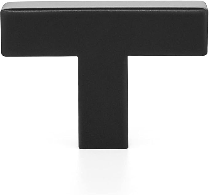 Ravinte 32 Pack 2 inch Length Square Cabinet Pulls Matte Black Stainless Steel Kitchen Drawer Pulls Cupboard Handles Cabinet Handles