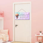 Personalized Signs Fire Balloon Sign, Custom Name Signs for Girls Room Dream Wall Decor, Lovely Quirky And Unique Unicorn Wall Décor for Kids Bedroom, Birthday Party, Bathroom, Playroom