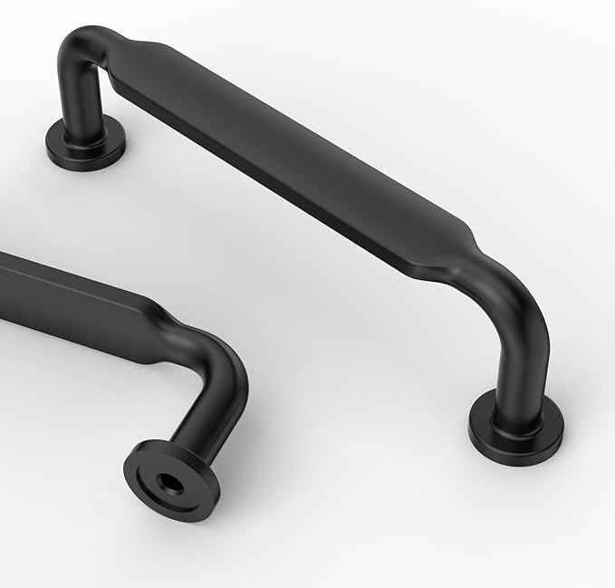 Asidrama 30 Pack 3 Inch(76mm) Matte Black Kitchen Cabinet Handles, Cabinet Pulls Kitchen Cabinet Hardware for Cupboard Drawer Pulls