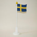 Sweden Table Flag - Wooden - 12.5"