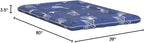 MAXYOYO Leaf Printed Japanese Futon Floor Mattress, Thicken Sleeping Pad Floor Bed Roll Up Camping Guest Mattress Folding Couch Bed, Twin Size