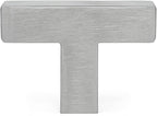 Ravinte 3 Pack 2 inch Length Square Cabinet Pulls Brushed Nickel Stainless Steel Kitchen Drawer Pulls Cupboard Handles Cabinet Handles