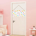 Personalized Butterfly Sign Fantasy Theme Door Décor For Kids Room Custom Name Little Man Cave Wall Art Decor, Nursery Art Plate For Girls Room Boys Bedroom
