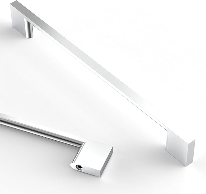 Asidrama 6 Pack 10 Inch(256mm) Polished Chrome Kitchen Cabinet Handles, Cabinet Pulls Kitchen Cabinet Hardware for Cupboard Drawer Pulls