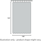 NICETOWN Floor to Ceiling Curtains, Room Divider Curtain Screen Partitions, Vertical Blind for Sling Door, Window Curtains Privacy Blinds for Patio (White, Single Panel, 9ft Tall x 12.5ft Wide)