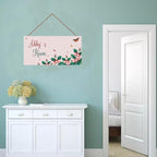 Personalized Flowers Decor for Girls Room Lovely Theme Room Decor for Nursery,Beautiful Wall Art Decor for Kids Room Boys Bedroom Little Man Cave