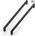 JOY DECOR 30 Pack Cabinet Handles, Black Cabinet Pulls, 12-3/5 Inch Kitchen Closet Handles Square Drawer Pulls Stainless Steel Drawer Hardware, 320mm Hole Centers