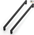 JOY DECOR 40 Pack Cabinet Handles, Black Cabinet Pulls, 12-3/5 Inch Kitchen Closet Handles Square Drawer Pulls Stainless Steel Drawer Hardware, 320mm Hole Centers