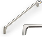 Amerdeco 10 Pack Brushed Satin Nickel Cabinet Pulls 7.5 Inch(192MM) Hole Centers Kitchen Cabinet Handles Hardware Kitchen Handles for Cabinets Cupboard Handles Drawer Pulls ZH0041