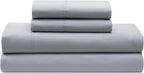 7 Piece Comforter Set Bed in a Bag Ombre Pintuck Design All Season Soft Down Alternative Bedding Comforter Set & Luxurious Matching Bed Sheets & Pillow Shams, Ombre Pintuck Gray, Queen