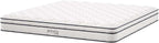 Modway MOD-7096-WHI Jenna 6" Innerspring Pillow Top King Mattress, White