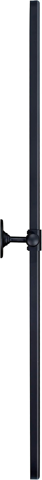 Black Metal Framed Pivot Rectangle Bathroom Mirror Tilting Beveled Vanity Mirrors for Wall, Overall 23.9 x 24 inches (Mirrror 20 x 24 inches)