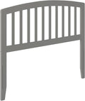AFI Richmond Full Size Headboard with Attachable Charger in Grey