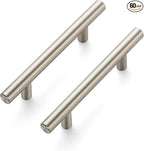 Ravinte 60 Pack 6 inch Cabinet Pulls Brushed Nickel Stainless Steel Kitchen Cupboard Handles Cabinet Handles, 3.5 inch Hole Center