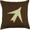 Cute Scandinavian Animals Designs Chic Scandinavian Bird Minimalism Throw Pillow, 18x18, Multicolor