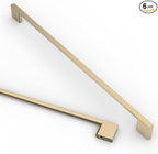 Asidrama 6 Pack 12.6 Inch(320mm) Brushed Brass Kitchen Cabinet Handles, Cabinet Pulls Kitchen Cabinet Hardware for Cupboard Drawer Pulls