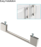 6 Pack Satin Nickel Cabinet Pulls - 15 Inch Handles - Brushed Nickel Wardrobe & Kitchen Pulls