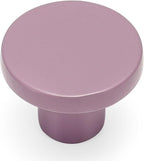 Ravinte 25 Pack Cabinet Knobs Purple Kitchen Cabinet Knobs Round Dresser Drawer Pulls Closet Door Pulls 1-1/5 Inch