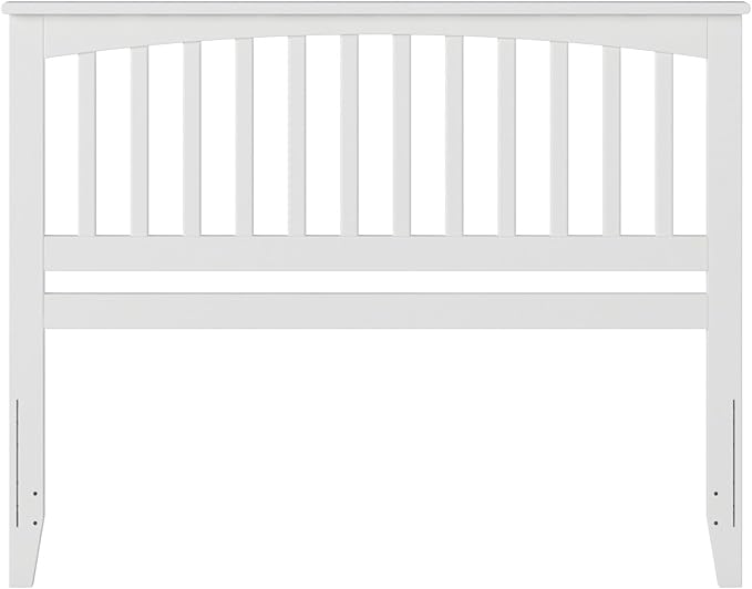 AFI, Mission Queen Solid Wood Headboard with Attachable Charger, White