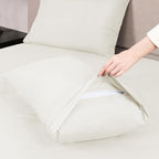 Mejoroom California King Size Sheet Set - Soft Microfiber Bed Sheets,Deep Pocket Fitted Sheet, Breathable, Wrinkle & Fade Resistant - 4 Piece (California King, Ivory)