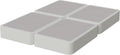 Nutan Inch Sturdy Box Spring for Mattress Support-Durable and Fully Assembled, Natural Wood King(Fold), White, 8" Foundation